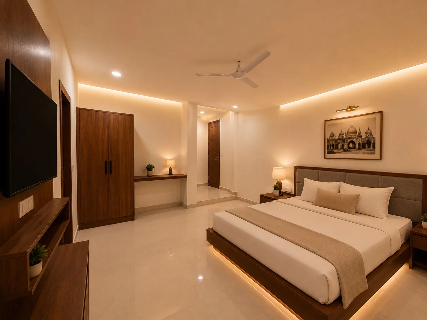 Deluxe Room at ZenithSuites Vrindavan near Shri Banke Bihari Temple, photo 1